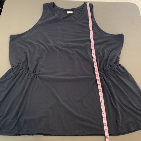 Athleta Womens 3X Air Out Cinch Tank Top Sleeveless Knit Stretch Athleisure - Picture 10 of 13